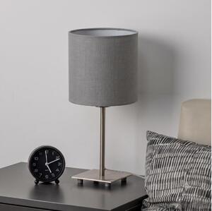 Brilagi - LED Stolní lampa NUBILA 1xE27/60W/230V světle šedá