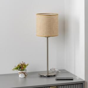 Brilagi - LED Stolní lampa NUBILA 1xE27/60W/230V světle hnědá