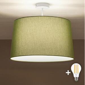Brilagi - LED Přisazený lustr CERIA 1xE27/60W/230V pr. 45 cm bílá/zelená