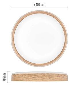 LED Stm stropní svítidlo ILVI LED/30W/230V 2700-6500K pr. 40 cm béžová+DO