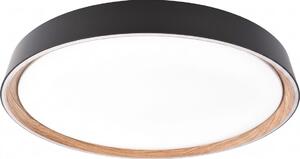 LED Stm stropní svítidlo ILVI LED/30W/230V 2700-6500K pr. 40 cm černá/béžová+DO
