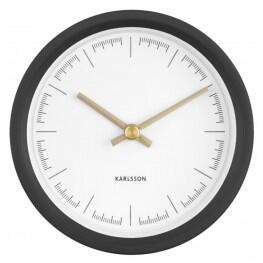 Designové nástěnné hodiny Karlsson KA5773BK 12,5cm