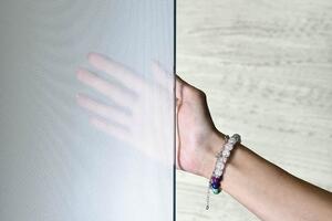Sapho, WALK-IN stěna k instalaci na zeď se vzpěrou, jednodílná, 700 mm, matné sklo