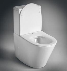 Sapho PACO RIMLESS WC kombi mísa s nádržkou, spodní/zadní odpad, bílá