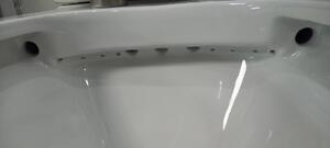Sapho PACO RIMLESS WC kombi mísa s nádržkou, spodní/zadní odpad, bílá