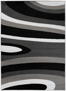Makro Abra Kusový koberec moderní MAYA Z895A černý šedý Rozměr: 80x150 cm