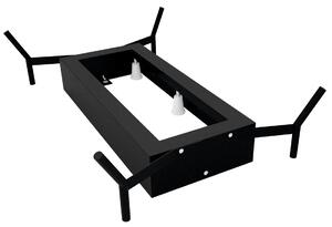 Polysan REDUTA konstrukce pro vanu 171x81cm, černá mat 72820B
