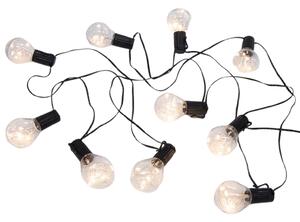 SOLIGHT Venkovní řetěz s 10 micro LED žárovkami, 3m, 3xAA