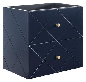 ViaDomo Via Domo - Koupelnová skříňka pod umyvadlo Elegance Blue - modrá - 60x61x46 cm