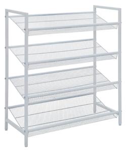 REGÁL NA BOTY, bílá, 63/71.5/30 cm Boxxx - Online Only šatny & botníky, Online Only