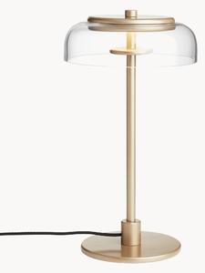 Malá ručně foukaná stolní LED lampa Blossi, stmívatelná