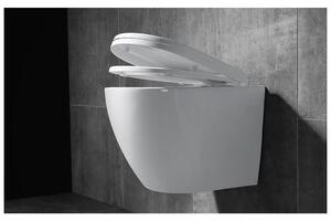 AKCE/SET/LIVERO Geberit - Modul pro závěsné WC s tlačítkem Sigma30, černá/chrom + REA - Závěsná WC mísa Carlo Mini Basic