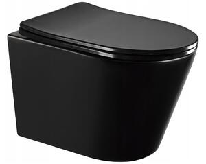 MEXEN - Fenix XS-F podomítkový rám pro závěsné WC - 60800 + MEXEN - Fenix 07 XS tlačítko pro splachování - bílá + MEXEN - Rico WC mísa Rimless, WC se…