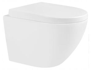 SCHWAB SET WC 199 podomítková nádržka pro zazdění 3/6l, DN110mm + Mexen Lena WC mísa Rimless, WC sedátko se zpomalovacím mechanismem, široký, duropla…