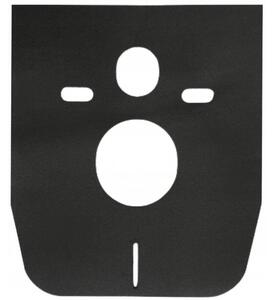 SCHWAB SET WC 199 podomítková nádržka pro zazdění 3/6l, DN110mm + CERANO - WC mísa rimless Verde + UF slim sedátko - černá matná + SCHWAB CERES ovlád…