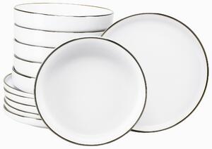 JÍDELNÍ SOUPRAVA Nordic Festive Weiss 12dílné Creatable - Online Only nádobí, Online Only