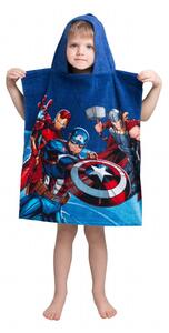 Jerry Fabrics Plážová osuška pončo Avengers Hero 50x115 cm