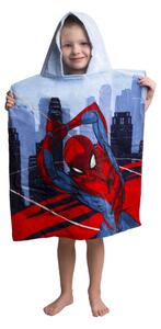 Jerry Fabrics Plážová osuška pončo Spider-man Super hero 50x115 cm