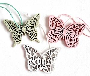 Dekorace - motýli 3 ks