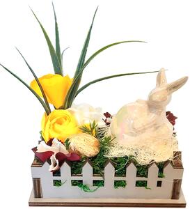 Velikonoční zahrádka s králíčkem/b