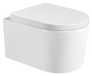 Mexen SOFIA Rimless závěsná wc mísa se sedátkem s pomalým zavíráním, 49 x 37 cm, bílá, 30541000