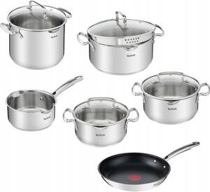 Tefal Sada hrnců Duetto+ nerezová ocel 10 dílů indukce G732SA55