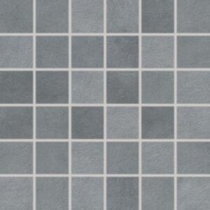 Mozaika Rako Extra tmavě šedá 30x30 cm reliéfní DDM05724.1
