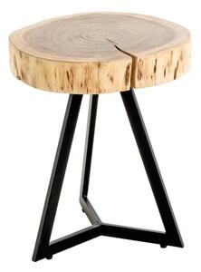 Přístavný stolek PATNA akácie/černá
