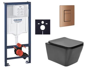 Závěsný WC set do lehkých stěn / předstěnová montáž SAT Infinitio SIKOGRSIN12BSCDL0