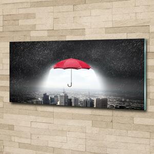 Fotoobraz na skle Deštník nad městem osh-114252006