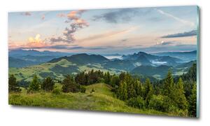 Foto obraz skleněný horizontální Panorama Pienin osh-114464112