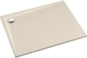 Schedline Libra Cashmere Stone obdélníková sprchová vanička 100x70 cm béžová 3SP.L1P-70100/PK/ST