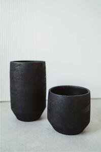 Váza keramická Pure Black 30 x 15 cm
