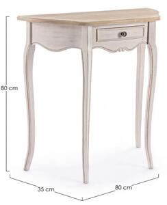 Bizzotto Konzolový stolek Clarisse - 1 zásuvka