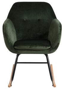 ACTONA Židle houpací Goedange lesní, zelená/černá