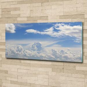 Foto obraz sklo tvrzené Oblaka na nebi osh-115551342