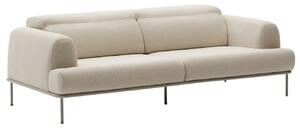 Béžová čalouněná třímístná pohovka Kave Home Aurum 234 cm