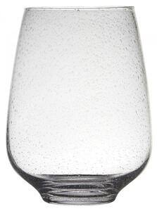 Váza / svícen sklo "Bubble" 26 x 20 cm
