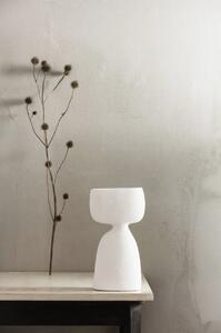 Váza Siv terakota bílá