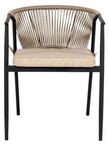 Jídelní židle NOPULA krémová/černá