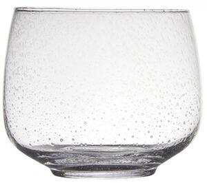Váza / svícen sklo "Bubble" 19 x 22 cm