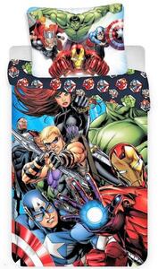 Jerry Fabrics povlečení bavlna Avengers Brands 140x200+70x90 cm