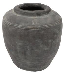 Keramická váza Camilla šedá 24 x 24 x 25,5 cm