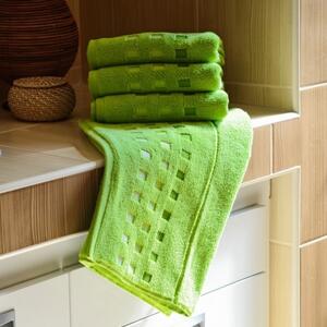 Polášek mikrofroté ručník Zora zelená 50x100 cm