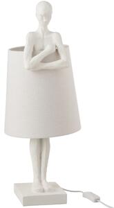OnaDnes -20% Bílá stolní lampa J-line Portguy 58 cm