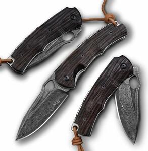 KnifeBoss damaškový zavírací nůž Classic VG-10