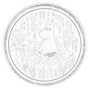 Talíř skleněný Moomin Arabia 15,5 cm čirý