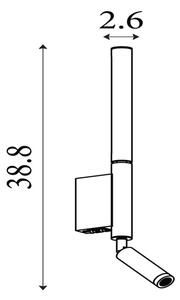 Searchlight 28127BK - LED Bodové svítidlo ARCHITECT LED/7W/230V černá