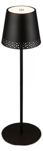 Brilo - LED St nab dotyk stolní lampa KIKI LED/2,6W/5V IP44 2600 mAh černá