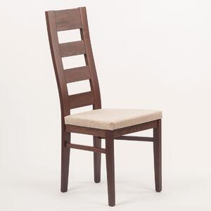 Stima Jídelní židle FALCO Odstín: Tmavě Hnědá, Látky: BOLTON NEW beige 3